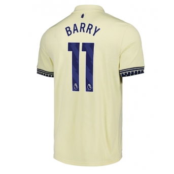 Everton Thierno Barry #11 Maglia Gara Trasferta Repliche 2025-26 Maniche Corte
